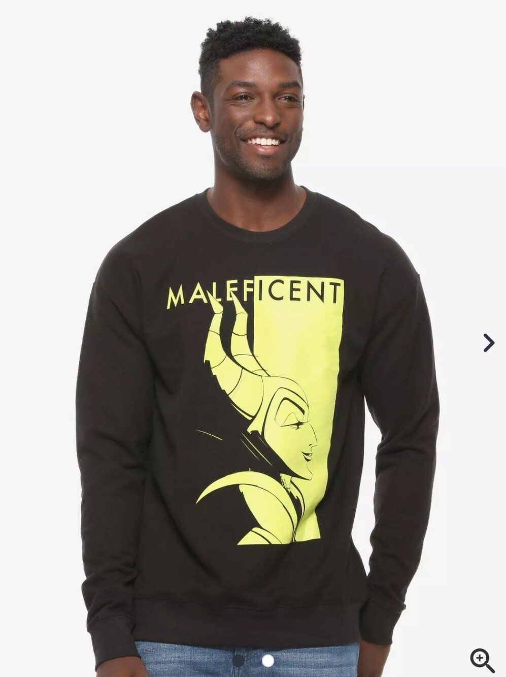 Disney Villains Maleficent Side Profile Crewneck - BoxLunch Exclusive - Medium